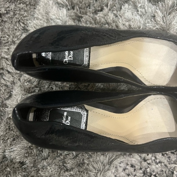 Christian Dior Black Women Patent Pumps Heels - Picture 3 of 13